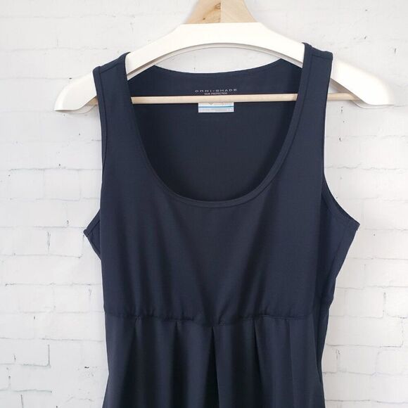 Columbia Marrakesh Maven Omni-Wick Dress Size S Solid Black Pockets Stretch - Picture 2 of 7